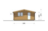 Abri de jardin en bois DREUX (34 mm), 5x4 m, 18 m² specification 2