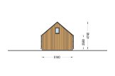 Chalet en bois en kit MILANA (34 mm + bardage), 41 m² specification 5