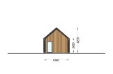 Chalet en bois habitable ADALINE (Isolé, 34 mm + bardage), 50 m² specification 5