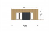 Petite maison en bois KAYA 1 (44 mm + bardage), 48 m² specification 3