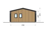 Chalet en bois habitable ANGELA RV (Isolé, RE2020), 50 m² specification 3