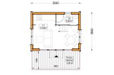Chalet en bois habitable SARA RV (Isolé, RE2020) 20 m² specification 1