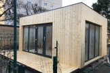 Bureau de jardin PREMIUM (Isolé RE2020, 34 mm + bardage), 5x4 m, 20 m² customer 2