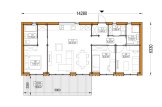 Maison préfabriquée en bois BELLA 3 PV (Isolé RE2020, 44 mm + bardage), 75 m² specification 1
