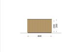 Studio de jardin PREMIUM (Isolé, 34 mm + bardage), 6.5x4.5 m, 30 m² specification 3