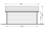 Abri de jardin en bois ROYAL S (44 mm), 5x5 m, 25 m² specification 4