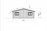 Chalet en bois habitable ALICE S (Isolé RE2020, 44+44 mm), 72 m² specification 5