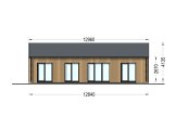 Chalet en bois NICOLE S (Isolé, 66 mm + bardage), 66 m² specification 2