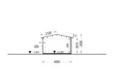 Garage en bois CLASSIC (34 mm), 4x6 m, 24 m² specification 6