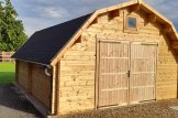 Garage en bois BARN (44 mm), 5x6 m, 30 m² customer 1