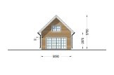 Chalet en bois en kit KARINA (Isolé, 34 mm + bardage), 46 m² specification 3