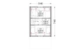Chalet en bois en kit ALINA (34 mm + bardage), 46 m² specification 2