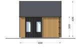 Chalet en bois SALLY (Isolé, 34 mm + bardage), 20 m² specification 5