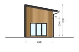 Chalet en bois habitable SOPHIA RV (Isolé, RE2020), 20 m² specification 4