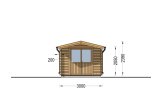 Abri de jardin en bois PETER (34 mm), 3x4 m, 12 m² specification 2