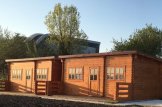 Chalet en bois à toit plat ALTURA (44 mm), 31m² + 8 m² terrasse customer 2