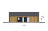 Chalet en bois habitable ADALINE (Isolé, 34 mm + bardage), 50 m² specification 4