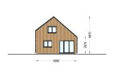 Chalet en bois en kit SELIA (34 mm + bardage), 44 m² specification 3