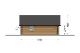 Chalet en bois en kit ARIELLE (34 mm + bardage), 41 m² specification 4