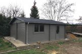 Garage en bois double (44 mm), 6x6 m, 36 m² customer 1