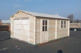 Garage en bois (44 mm), 4x6 m, 24 m² customer 2