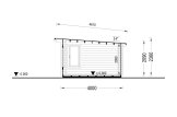 Abri de jardin en bois ESSEX (34 mm), 5x4 m, 20 m² specification 6