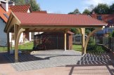 Carport en bois CORA DUO, 5.9x5.9 m, 34.8 m² customer 1