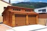 Garage en bois double TWIN (44 mm), 6x6 m, 36 m² customer 1