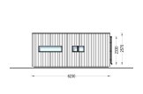 Maison préfabriquée en bois LUCIA 1 PV (Isolé RE2020, 44 mm + bardage), 57 m² specification 5