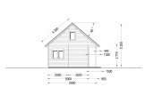 Chalet en bois avec terasse AURA S (44+44 mm), 100 m² + 35 m² specification 5