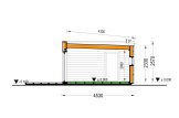Maison préfabriquée en bois LUCIA 1 PV (Isolé RE2020, 44 mm + bardage), 57 m² specification 6
