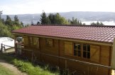 Chalet en bois HYMER (66 mm), 42 m² + 10 m² terrasse customer 2