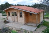 Abri de jardin en bois avec appenti CLARA (44 mm), 7x4 m, 28 m² customer 2