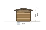 Abri de jardin en bois ARTUR PLUS (Isolé, 34 mm + bardage), 6x3 m, 15 m² specification 3