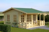 Abri de jardin ROYAL (44+44 mm, RT2012), 5x5 m, 25 m² customer 2