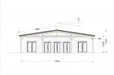 Chalet en bois RIVIERA S (66 mm), 100 m² + 20 m² terrasse specification 2