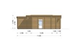Déstockage: Chalet en bois VICTORIA S (66+66 mm) , 171 m² specification 5