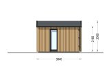 Abri de jardin en bois PIA PLUS (34 mm + bardage), 5x3 m, 12 m² specification 3