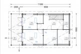 Chalet en bois habitable TOULOUSE (44+44 mm, RT2012), 100 m² + 20 m² terrasse specification 2
