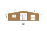 Chalet en bois FILL S (Isolé, 34+34 mm), 60 m² specification 2