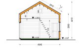 Chalet en bois SARA (Isolé, 34 mm + bardage), 20 m² specification 7
