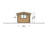 Abri de jardin en bois ELEONORA (34 mm), 6.6x3 m, 18 m² specification 3