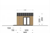 Abri de jardin en bois PIA (Isolé, ossature en bois), 5x3 m, 15 m² specification 3