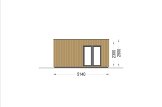 Studio de jardin PREMIUM (Isolé RE2020, 34 mm + bardage), 6x5 m, 30 m² specification 5