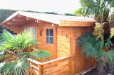 Abri de jardin en bois NINA (Isolé RT2012, 44+44 mm), 5x5 m, 25 m² customer 2