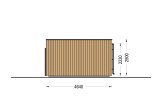 Bureau de jardin PREMIUM (34 mm + bardage), 6.5x4.5 m, 26 m² specification 3