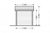 Abri de jardin MINI (28 mm), 3x2 m, 6 m² specification 3