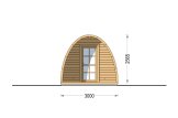 Abri de jardin en bois BRETA S (44 mm), 3x6 m, 18 m² specification 2