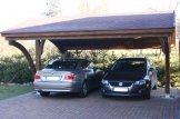 Carport en bois CORA DUO, 5.9x5.9 m, 34.8 m² customer 2