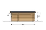 Abri de jardin en bois OAK (34 mm), 6x3 m, 16 m² specification 4
